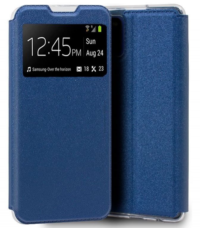 Capa Samsung Galaxy A31 (Samsung A315) Flip Book com Janela Azul