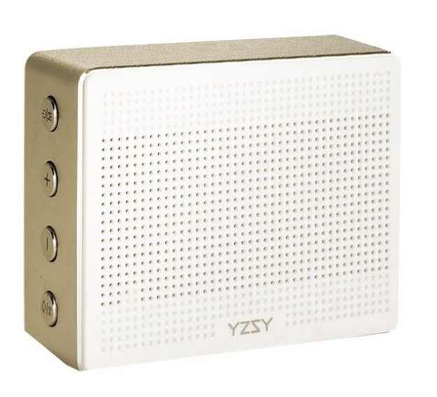 Coluna Bluetooth YZSY 3W Metal Minti com Micro Dourado