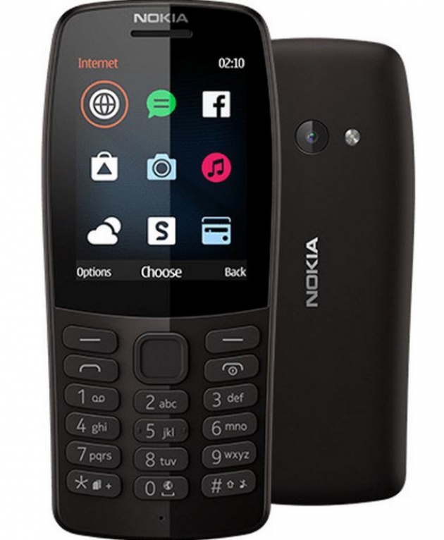 Telemóvel Nokia 210 Dual Sim Preto