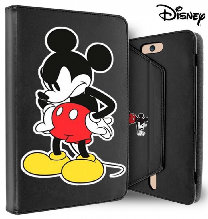 Capa para Tablet 7  Flip Book Licenciada Disney Mickey Preto