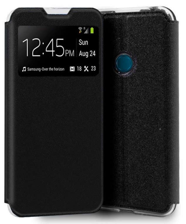 Capa Alcatel 1SE 2020 Flip Book com Janela Preto