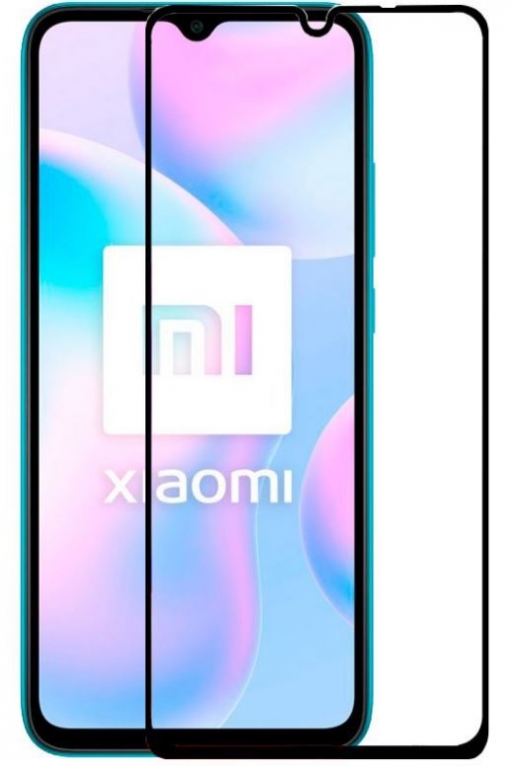 Pelicula de Vidro Xiaomi Redmi 9 / 9A / 9C / 9AT Full Face 3D Preto