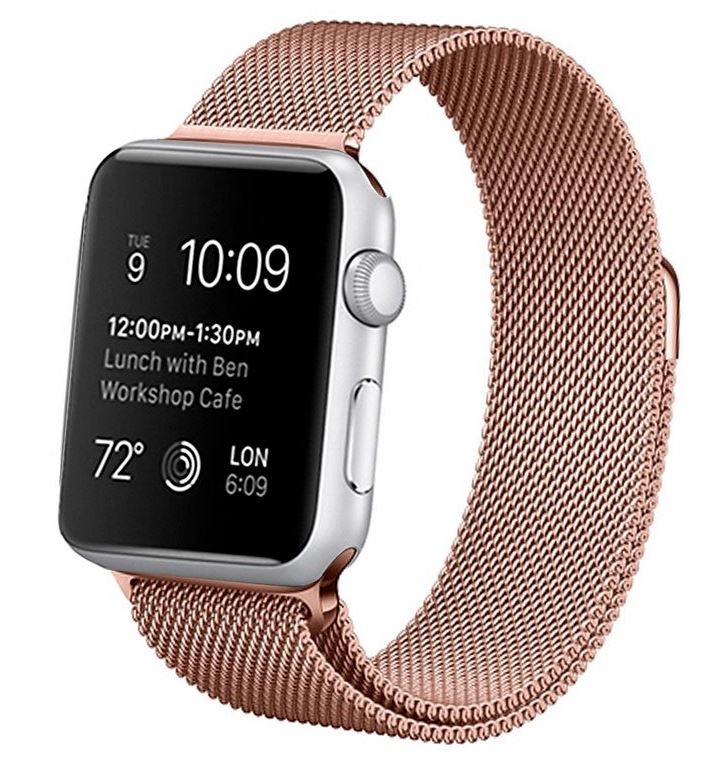 Bracelete Apple Watch Series 1 / 2 / 3 / 4 (38 / 40 mm) Metal Rose Gold