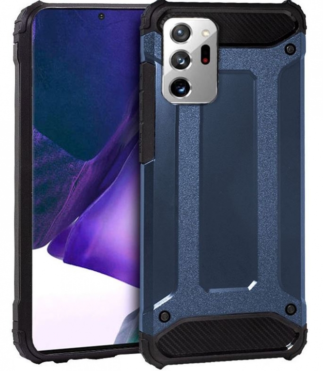 Capa Samsung Galaxy Note 20 Ultra (N985)  Armor Hard Case  Preto/Azul