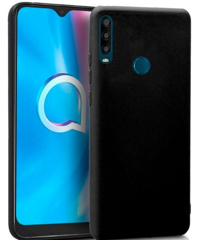 Capa Alcatel 1S 2020 em Silicone Preto