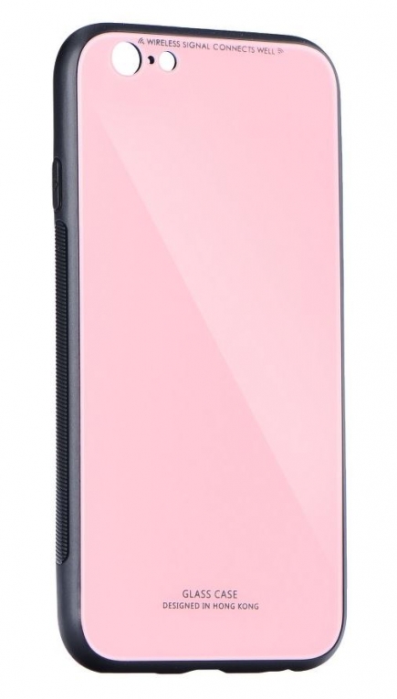 Capa Iphone 11 Pro Max 6.5   Glass  Silicone Rosa Opaco