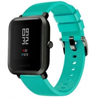 Bracelete Xiaomi Amazfit Bip / GTS / Bip Lite / Huawei / Samsung Universal 20mm Azul Celeste
