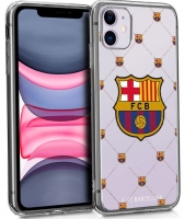 Capa Iphone 11 6.1  F.C.Barcelona Licenciada Silicone em Blister