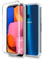 Capa Samsung Galaxy A20s (Samsung A207)  360 Full Cover Acrilica + Tpu  Transparente