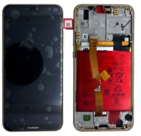 Touchscreen com Display e Aro Huawei P20 Lite Dourado (Inclui Bateria)