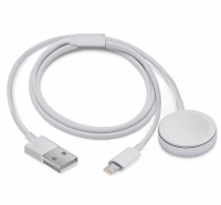 Cabo Dados Lightning Iphone / Ipad + Magnetico Apple Watch Branco Compativel