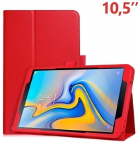 Capa Samsung Galaxy Tab A 10.5  (Samsung T590, Samsung T595) Flip Book Vermelho Compativel