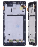 Aro Frontal/Frame de Touchscreen e Display Huawei G Play Mini Branco