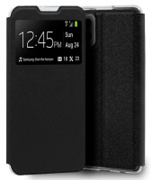 Capa Samsung Galaxy A42 5G (Samsung A426) Flip Book com Janela Preto