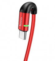 Cabo Dados Tipo C HOCO U93 1.2m Vermelho em Blister