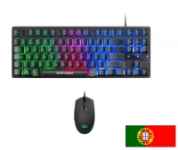 Teclado + Rato MARS GAMING MCPTKLPT USB PT Preto