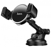 Suporte Viatura com Ventosa Hoco Selected S12 Lite Wireless Charger Preto