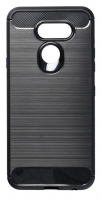 Capa LG K40s Silicone LUX CARBON Preto