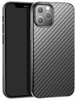 Capa Iphone 12 Pro Max HOCO DELICATE Shadow Series Silicone Preto