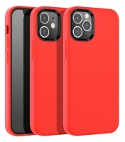 Capa Iphone 12, Iphone 12 Pro HOCO Pure Series Silicone Vermelho