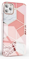 Capa Iphone Iphone X, Iphone XS Silicone MARBLE COSMO D2