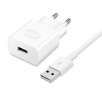 Carregador Huawei HW-090200EH0 2A com Cabo de Dados Micro USB Branco Original em Bulk