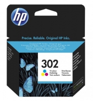 Tinteiro HP 302 Tricolor Original (F6U65AE)