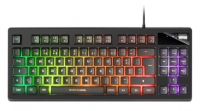 Teclado Mars Gaming MKAX, TKL, H-Mechanical, Gel Palmrest Preto