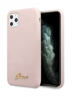 Capa Iphone 11 Pro Max GUESS Vintagem Rosa com Logo Dourado em Blister -  GUHCN65LSLMGLP