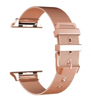 Bracelete Apple Watch 42mm 44mm Rosa Dourado