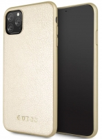 Capa Iphone 11 Pro Max GUESS Faceplate Dourado em Blister - GUHCN65IGLGO