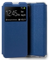 Capa Samsung Galaxy A72 (Samsung A725) Flip Book com Janela Azul