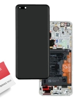 Touchscreen com Display Aro e Bateria Huawei P40 Pro Branco
