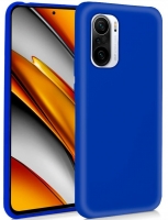 Capa Xiaomi Mi 11i, Xiaomi Pocophone F3 Silicone SOFT Azul
