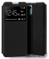 Capa Xiaomi Mi 11 Lite, Xiaomi Mi 11 Lite 5G Flip Book com Janela Preto