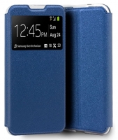 Capa Samsung Galaxy A50 (Samsung A505) Samsung A30S (A307) Flip Book com Janela Azul Compativel