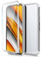 Capa Xiaomi Mi 11i, Xiaomi Pocophone F3 360 Full Cover Acrilica + Tpu Transparente