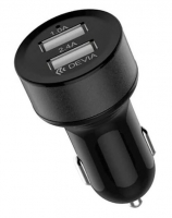 Carregador Isqueiro Devia Smart Series 2 X USB (1A + 2.4) Preto