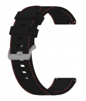 Bracelete Universal 22mm Huawei, Samsung, Xiaomi, Stratos Preto