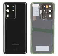 Capa Traseira Samsung Galaxy S20 Ultra (Samsung G988) com Lente de Camara Cosmic Black
