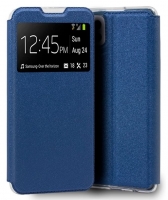 Capa Samsung Galaxy A22 4G (Samsung A225) FLIP BOOK com Janela Azul