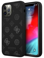 Capa Iphone 12 Pro Max GUESS Peony Collection GUHCP12LLSPEBKPreto em Blister