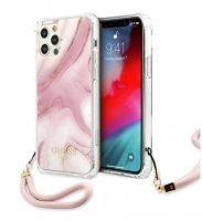 Capa Iphone 12, Iphone 12 Pro GUESS Peony Collection GUHCP12MKSMAPI Rosa em Blister
