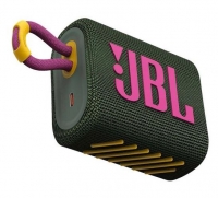Coluna JBL GO 3 Bluetooth 4.2W Verde Rosa em Blister
