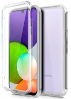 Capa Samsung Galaxy A22 4G (Samsung A225) Full Cover Acrilica + Tpu Transparente