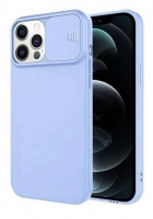 Capa Iphone 11 SLIDE CAM Silicone Azul