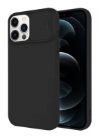 Capa Iphone 12 Pro Max SLIDE CAM Silicone Preto