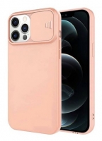 Capa Iphone 12 Pro Max SLIDE CAM Silicone Coral