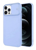 Capa Samsung Galaxy A52 4G/5G (Samsung A525, A526) SLIDE CAM Silicone Azul
