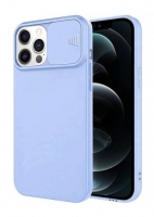 Capa Samsung Galaxy S21 (Samsung G991) SLIDE CAM Silicone Azul